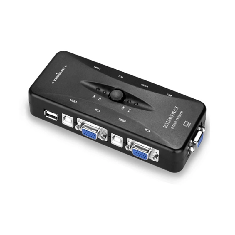 KVM کی وی ام دستی 4 پورت USB 2.0 مدل 41UA